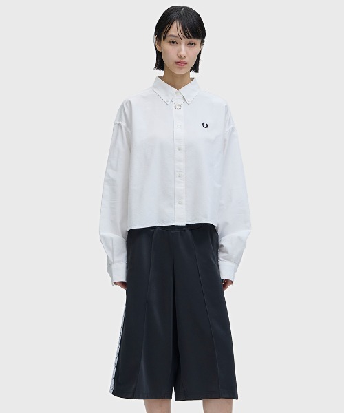 FRED PERRY（フレッドペリー）の「Button Down Shirt／ボタンダウンシャツ（シャツ/ブラウス・レディース・ホワイト・10）」の6枚目の写真