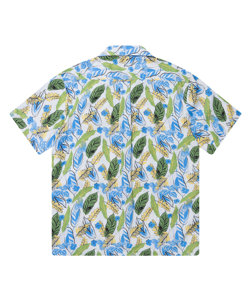 PRODESHIRT（プロデシャツ）の「[コンフォート] トロピカルフラワーリネンキャンプシャツ (ブルー)（シャツ/ブラウス・メンズ・その他・M/XL/L）」の2枚目の写真