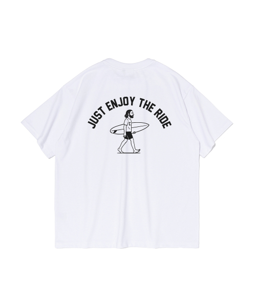 CARGOBROS(カーゴブロス)の「トラベルサーフィンライダー 半袖Tシャツ (ホワイト)(Tシャツ/カットソー・メンズ・その他・S/M/L/XL/2XL)」の3枚目の写真