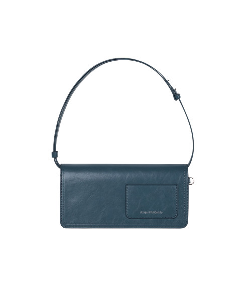 AMESWORLDWIDE（アメスワールドワイド）の「RECTANGLE FLAP BAG TEAL GREEN (AM2ESUAB51A)（ショルダーバッグ・レディース・その他・FREE）」の2枚目の写真