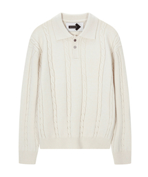 MAISON MASTER（メゾン マスター）の「ツイストニットアイボリー (ivory)（カーディガン/ボレロ）」