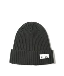 SUKU（スク）の「SUKU STANDARD BEANIE-CHARCOAL（ニットキャップ/ビーニー）」