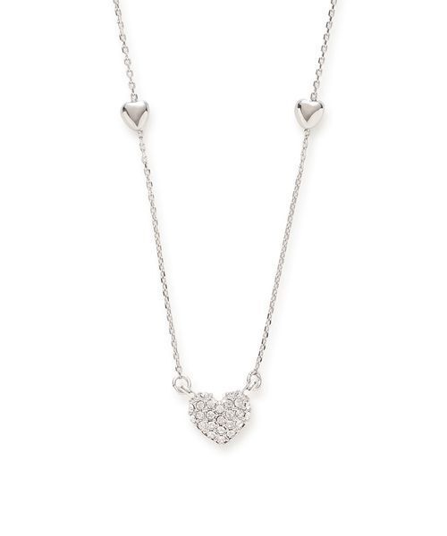 CELFORD（セルフォード）の「ハートパヴェビジューネックレス（ネックレス・レディース・ゴールド/シルバー・F）」の4枚目の写真