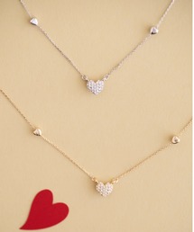CELFORD | ハートパヴェビジューネックレス(ネックレス)