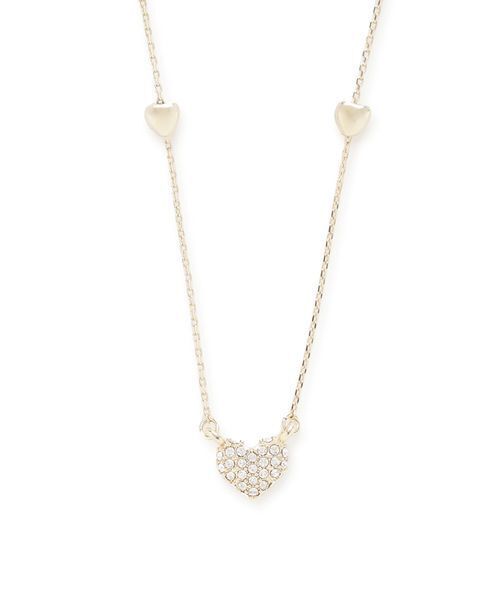 CELFORD（セルフォード）の「ハートパヴェビジューネックレス（ネックレス・レディース・ゴールド/シルバー・F）」の3枚目の写真