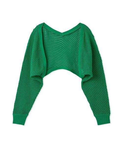 FRAY I.D(フレイアイディー)の「リネンコットンニットボレロカーディガン(カーディガン/ボレロ・レディース・ホワイト/グリーン/ネイビー・F)」の3枚目の写真