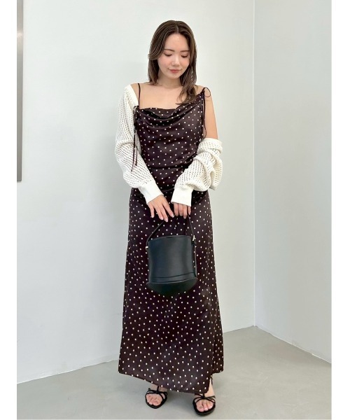 FRAY I.D(フレイアイディー)の「リネンコットンニットボレロカーディガン(カーディガン/ボレロ・レディース・ホワイト/グリーン/ネイビー・F)」の6枚目の写真