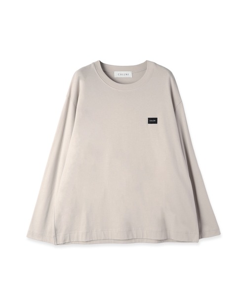 CULLNI（クルニ）の「CULLNI Embroidery Patch Pullover（Tシャツ/カットソー・メンズ・ネイビー/ブラック/ワインレッド/ダークブラウン/ホワイト/グレー・2/1/0）」の4枚目の写真