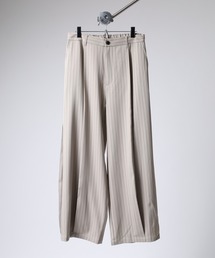 ATELANE（アテレーン）の「ATELANE / ピンストライプ　タックイージーパンツ（スラックス）」