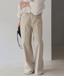 plage | Healthy denim / ヘルシーデニム 別注 WIDE デニムパンツ(ベージュ)(デニムパンツ)