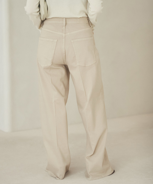 plage（プラージュ）の「Healthy denim / ヘルシーデニム 別注 WIDE デニムパンツ(ベージュ)（デニムパンツ・レディース・ベージュ系その他・24/23/25）」の17枚目の写真