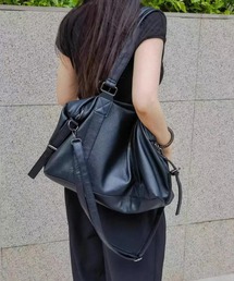 SHIBUYA Zy.（シブヤジー）の「DYSTO BOSTONレザータッチボストンバッグ（ボストンバッグ）」