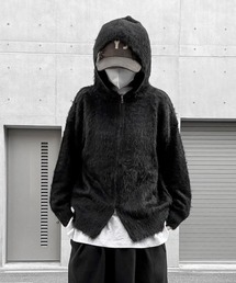 Shaggy Knit Hoodie/シャギーニットフーディー