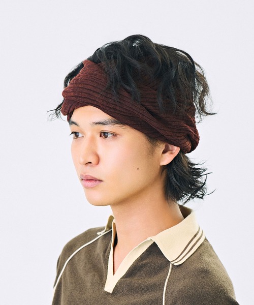 CA4LA（カシラ）の「PATIO HB8（ヘアバンド・レディース・ブラウン/ブラック/グレー・ONESIZE）」の6枚目の写真