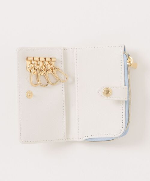 Miffy（ ミッフィー）の「miffy/ミッフィー フラワードレス柄キーケース（キーケース/キーアクセサリー・レディース・オフホワイト・ONE SIZE）」の3枚目の写真