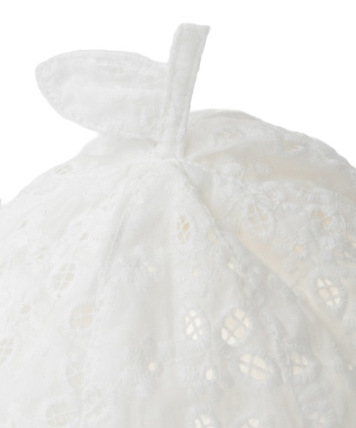 Candy Stripper(キャンディストリッパー)の「【COROCOROKURIRIN】FLOWER LACE HAT(ハット・レディース・オフホワイト・FREE)」の15枚目の写真