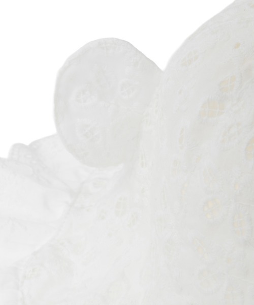 Candy Stripper(キャンディストリッパー)の「【COROCOROKURIRIN】FLOWER LACE HAT(ハット・レディース・オフホワイト・FREE)」の16枚目の写真