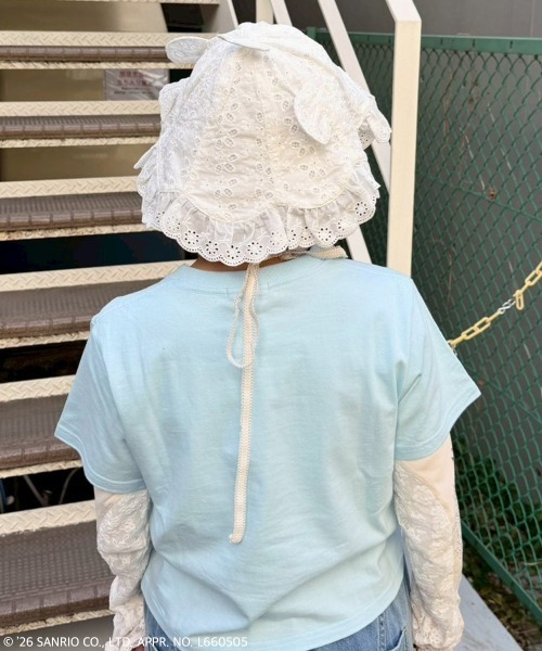 Candy Stripper(キャンディストリッパー)の「【COROCOROKURIRIN】FLOWER LACE HAT(ハット・レディース・オフホワイト・FREE)」の10枚目の写真