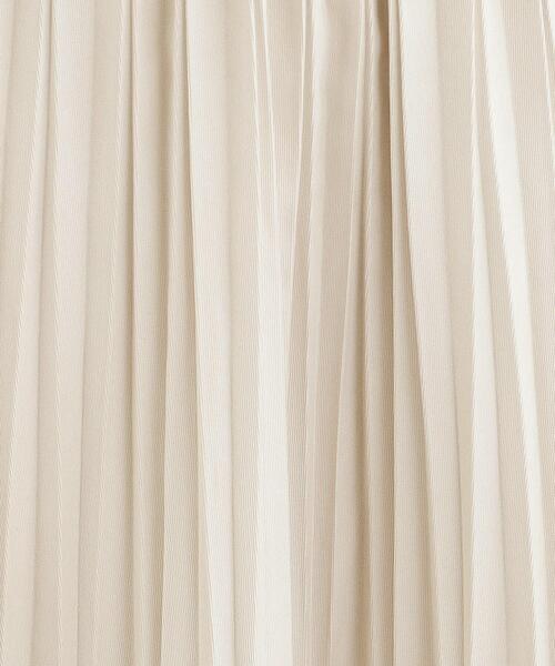 SHOO・LA・RUE(シューラルー)の「【洗濯機可/S-LL】縦ラインですっきり見え スエードライクプリーツスカート(スカート・レディース・チャコールグレー/アイボリー/グリーン系・04/03/02/01)」の18枚目の写真