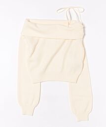 ONE SHOULDER CHOKER KNIT