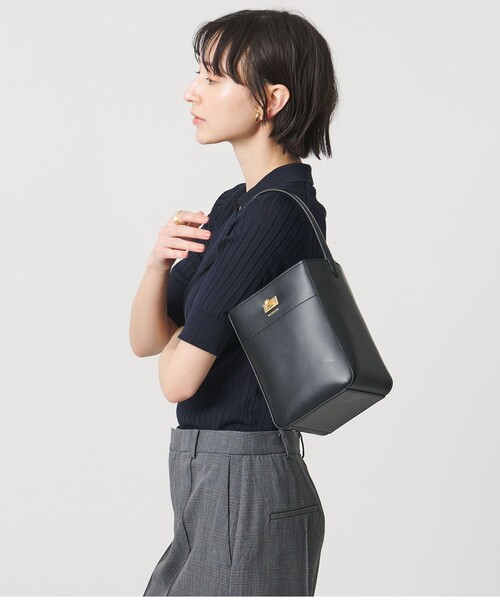 ORSETTO（オルセット）の「【一部別注】＜ORSETTO＞SCATOLA バッグ（ハンドバッグ・レディース・ベージュ/ブラック・FREE）」の4枚目の写真