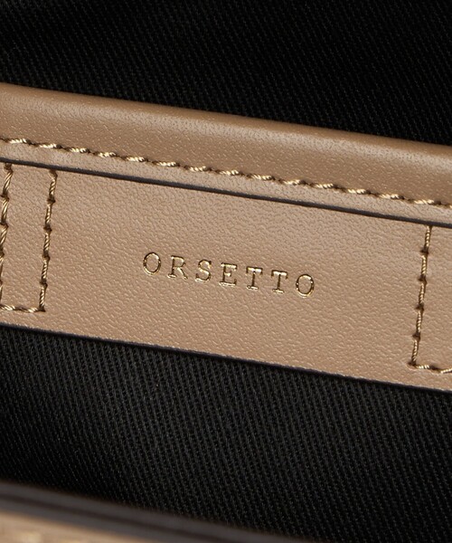 ORSETTO（オルセット）の「【一部別注】＜ORSETTO＞SCATOLA バッグ（ハンドバッグ・レディース・ベージュ/ブラック・FREE）」の15枚目の写真