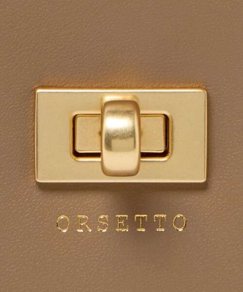 ORSETTO（オルセット）の「【一部別注】＜ORSETTO＞SCATOLA バッグ（ハンドバッグ・レディース・ベージュ/ブラック・FREE）」の16枚目の写真