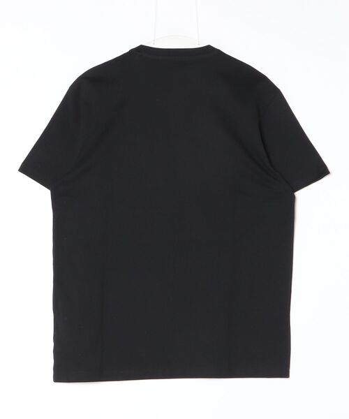 Guess（ゲス）の「Short Sleeves Crew Neck Satin Patch Tee Tシャツ（Tシャツ/カットソー・メンズ・ブラック/アイボリー・LARGE/MEDIUM/SMALL/X-LARGE）」の13枚目の写真