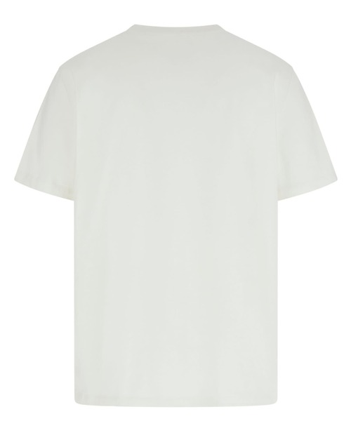 Guess（ゲス）の「Short Sleeves Crew Neck Satin Patch Tee Tシャツ（Tシャツ/カットソー・メンズ・ブラック/アイボリー・LARGE/MEDIUM/SMALL/X-LARGE）」の10枚目の写真