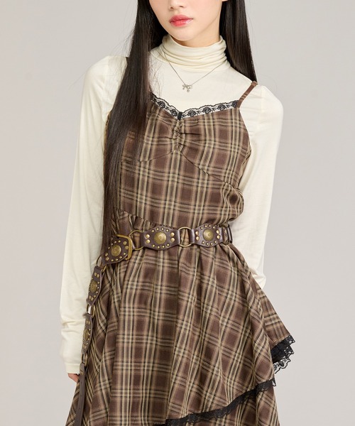 apres jour mignon（アプレジュールミニョン）の「クシュクシュインナー（Tシャツ/カットソー・レディース・ブルー/アイボリー/ピンク/イエロー・X-LARGE/フリー）」の8枚目の写真