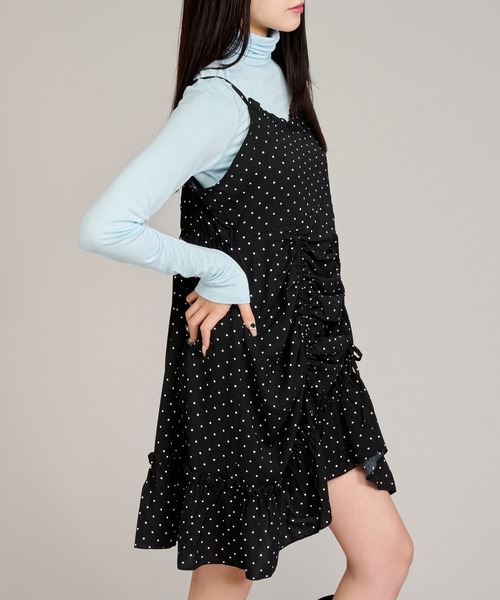 apres jour mignon（アプレジュールミニョン）の「クシュクシュインナー（Tシャツ/カットソー・レディース・ブルー/アイボリー/ピンク/イエロー・X-LARGE/フリー）」の10枚目の写真