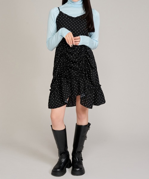 apres jour mignon（アプレジュールミニョン）の「クシュクシュインナー（Tシャツ/カットソー・レディース・ブルー/アイボリー/ピンク/イエロー・X-LARGE/フリー）」の11枚目の写真