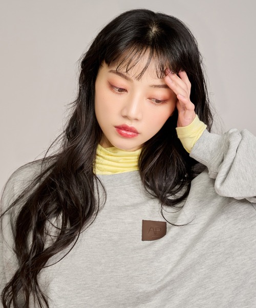 apres jour mignon（アプレジュールミニョン）の「クシュクシュインナー（Tシャツ/カットソー・レディース・ブルー/アイボリー/ピンク/イエロー・X-LARGE/フリー）」の12枚目の写真