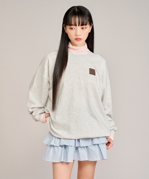 apres jour mignon（アプレジュールミニョン）の「クシュクシュインナー（Tシャツ/カットソー・レディース・ブルー/アイボリー/ピンク/イエロー・X-LARGE/フリー）」の15枚目の写真