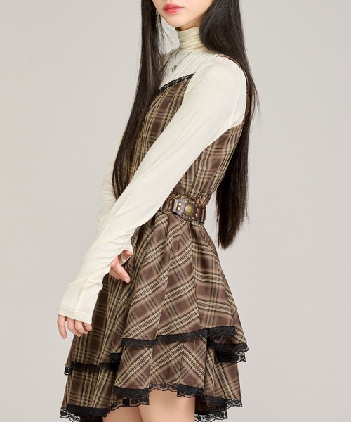 apres jour mignon（アプレジュールミニョン）の「クシュクシュインナー（Tシャツ/カットソー・レディース・ブルー/アイボリー/ピンク/イエロー・X-LARGE/フリー）」の16枚目の写真
