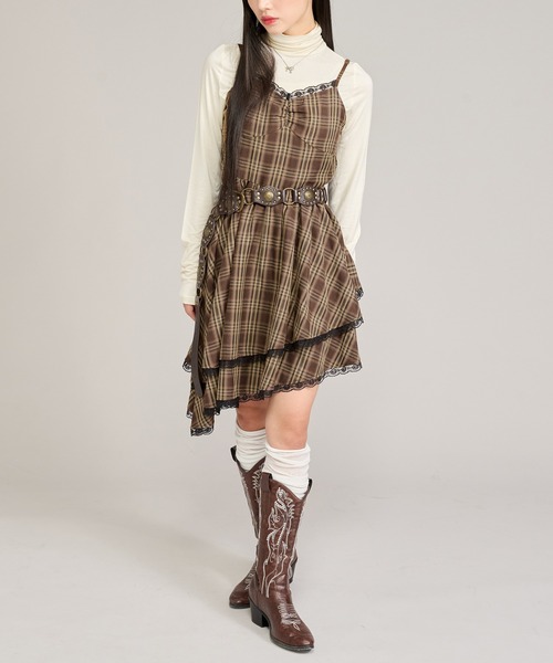 apres jour mignon（アプレジュールミニョン）の「クシュクシュインナー（Tシャツ/カットソー・レディース・ブルー/アイボリー/ピンク/イエロー・X-LARGE/フリー）」の20枚目の写真