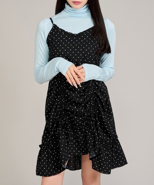 apres jour mignon（アプレジュールミニョン）の「クシュクシュインナー（Tシャツ/カットソー・レディース・ブルー/アイボリー/ピンク/イエロー・X-LARGE/フリー）」の21枚目の写真