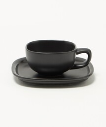 ceramic japan（セラミックジャパン）の「＜ceramic japan＞柳 -白黒 ティーカップ＆ソーサー（グラス/マグカップ/タンブラー）」