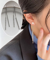 ピアス パール ロングピアス 揺れる アクセサリー 大人 お洒落 輝く