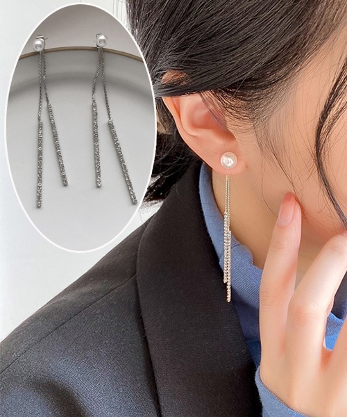 セール】ピアス パール ロングピアス 揺れる アクセサリー 大人 お洒落