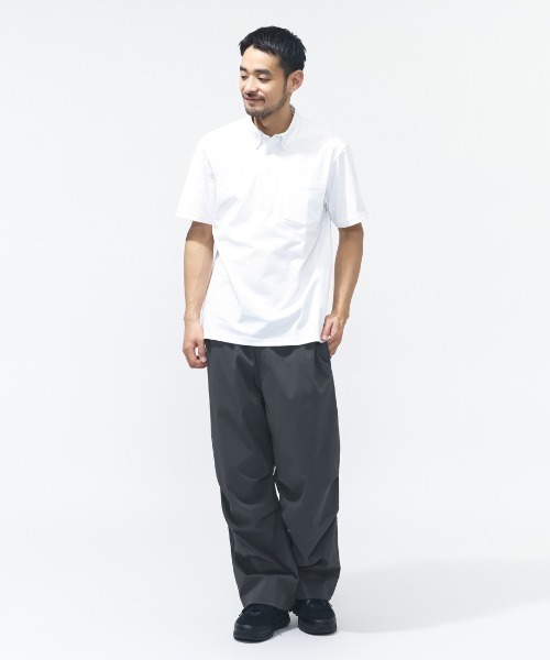 TIGORA(ティゴラ)の「ティゴラ TIGORA ストレッチポロシャツ SOLOTEX(R)使用(ポロシャツ・メンズ・ネイビー/ホワイト/ブラック・LL/M/L/S/3L)」の7枚目の写真