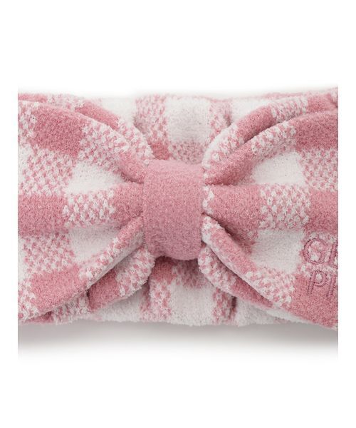 gelato pique（ジェラートピケ）の「チェック柄ヘアバンド（その他ルームウェア・レディース・ピンク/ブルー/ネイビー・F）」の6枚目の写真