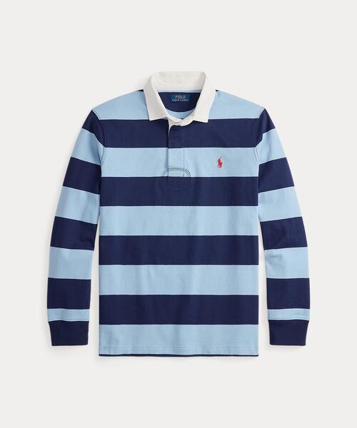 POLO RALPH LAUREN（ポロ ラルフ ローレン）の「アイコニック ラグビー シャツ（その他トップス・メンズ・ブルー・XXL/XS/L/XL/S/M）」の8枚目の写真