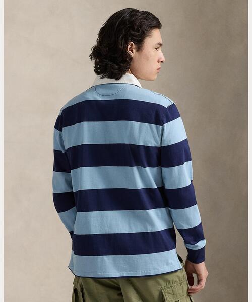 POLO RALPH LAUREN（ポロ ラルフ ローレン）の「アイコニック ラグビー シャツ（その他トップス・メンズ・ブルー・XXL/XS/L/XL/S/M）」の6枚目の写真