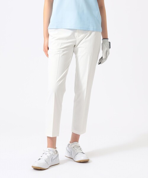 BEAMS GOLF(ビームスゴルフ)の「ORANGE LABEL / ドライ テーパード パンツ(接触冷感・吸水速乾・UVカット)(その他パンツ・レディース・イエロー/ネイビー/ホワイト・SMALL/MEDIUM/LARGE)」の2枚目の写真