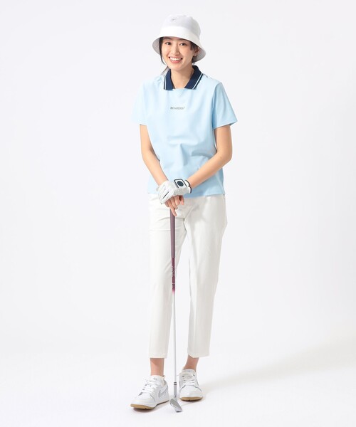 BEAMS GOLF(ビームスゴルフ)の「ORANGE LABEL / ドライ テーパード パンツ(接触冷感・吸水速乾・UVカット)(その他パンツ・レディース・イエロー/ネイビー/ホワイト・SMALL/MEDIUM/LARGE)」の20枚目の写真