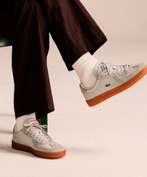 LACOSTE（ラコステ）の「メンズ BASESHOT PRO 126 1 SMA レザー スエード切り替え ローカットスニーカー（スニーカー）」