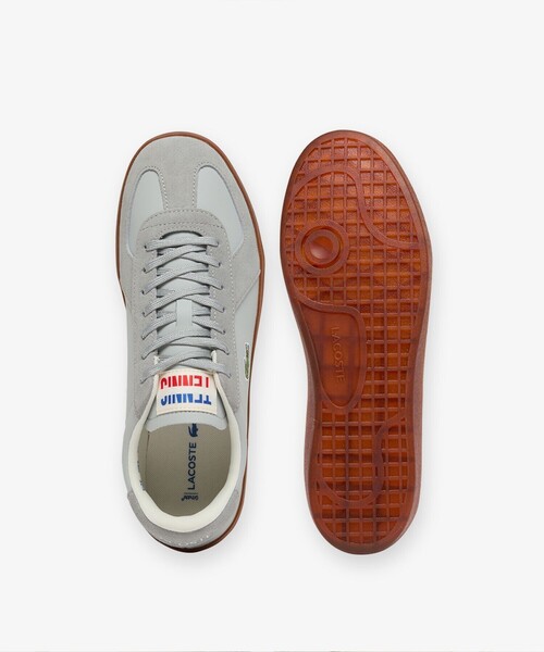 LACOSTE(ラコステ)の「メンズ BASESHOT PRO 126 1 SMA レザー スエード切り替え ローカットスニーカー(スニーカー・メンズ・ホワイト/ライトグレー/ライトブルー・28.0cm/26.5cm/27.0cm/26.0cm/25.5cm/28.5cm/25.0cm)」の19枚目の写真