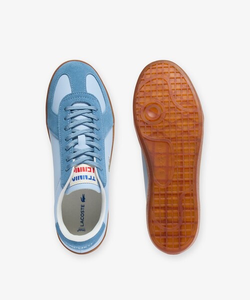 LACOSTE(ラコステ)の「メンズ BASESHOT PRO 126 1 SMA レザー スエード切り替え ローカットスニーカー(スニーカー・メンズ・ホワイト/ライトグレー/ライトブルー・28.0cm/26.5cm/27.0cm/26.0cm/25.5cm/28.5cm/25.0cm)」の13枚目の写真