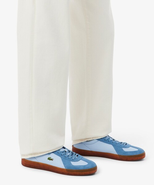 LACOSTE(ラコステ)の「メンズ BASESHOT PRO 126 1 SMA レザー スエード切り替え ローカットスニーカー(スニーカー・メンズ・ホワイト/ライトグレー/ライトブルー・28.0cm/26.5cm/27.0cm/26.0cm/25.5cm/28.5cm/25.0cm)」の10枚目の写真